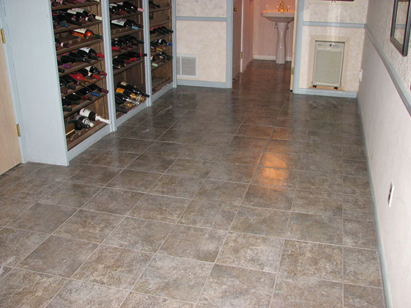 ceramic tile finished basement-Blue Anchor,NJ