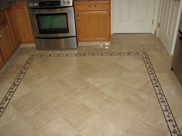 porcelain tile floor