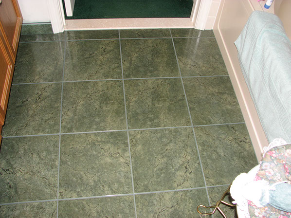 ceramic tile bathroom floor