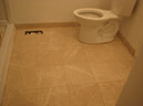 marble tile bathroom floor